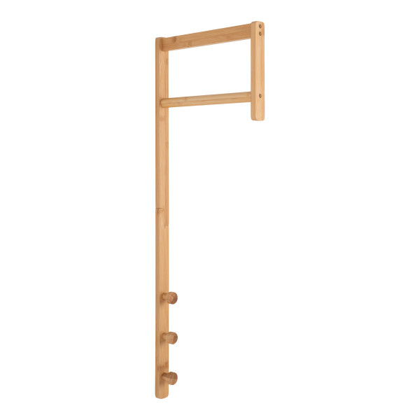 Wandgarderobe DROP TRENTO in braun