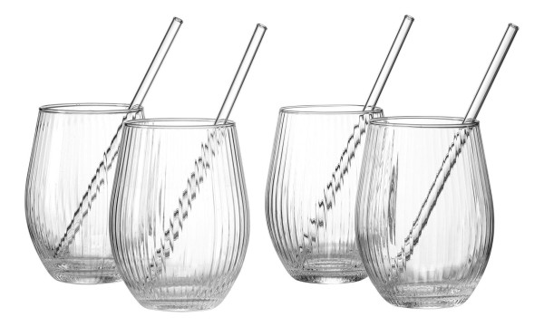 Gläser-Set SPRITZ in klar aus Glas
