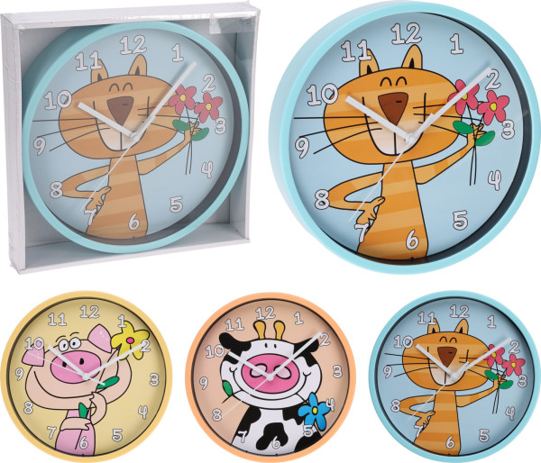 Wanduhr KIDS in mehrfarbig aus Polypropylen