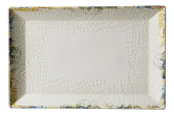 Platte ALFONSO in beige aus Steinzeug