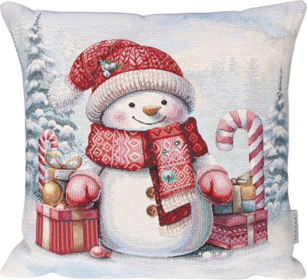 Kissenhülle WINTER SWEETY in bunt aus Mischgewebe