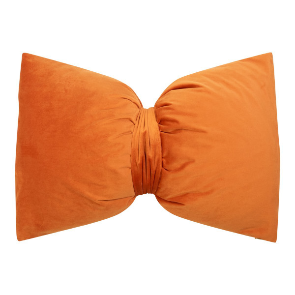 Kissen SCHLEIFE in orange aus Polyester