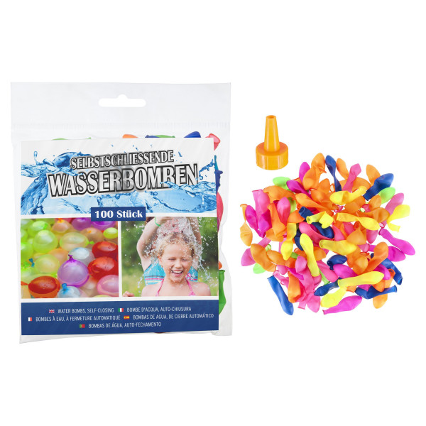 Wasserbomben-Set WATER in mehrfarbig aus Kunststoff