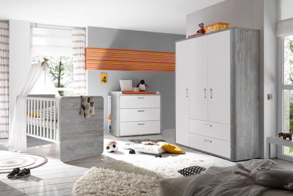 Babyzimmer FRIEDA in braun aus Dekor