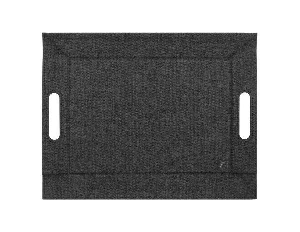 Tablett FREEFORM in schwarz aus Stoff