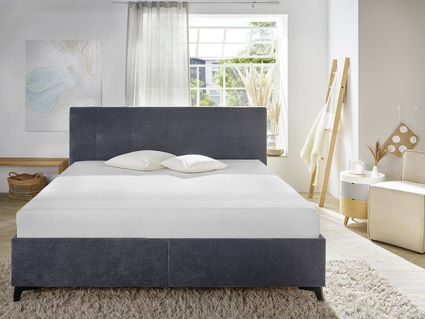 Spannbettlaken FAMILY weiß in weiß aus Mischgewebe