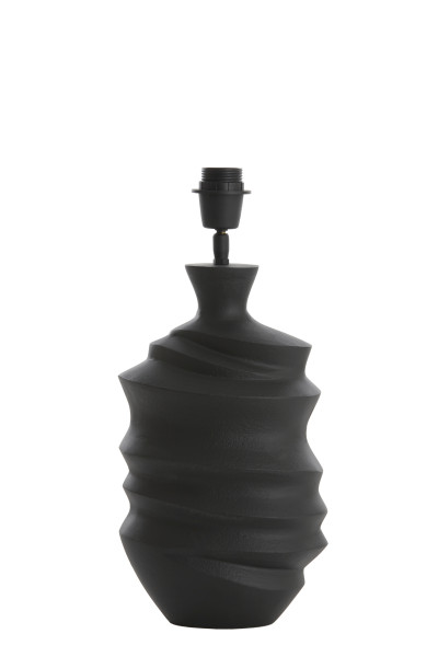 Lampenfuss SHARON in schwarz aus Stoff