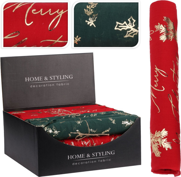 Dekostoff Rolle in mehrfarbig aus Polyester