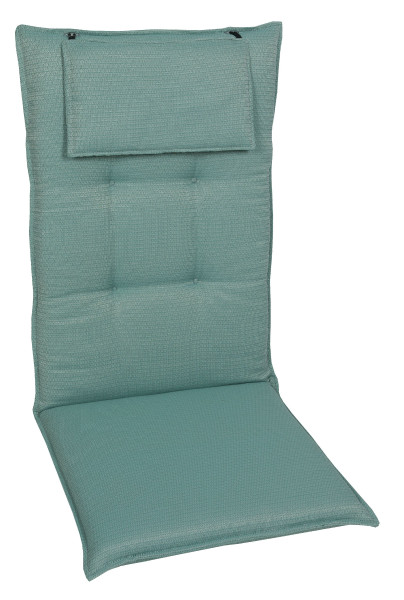 Sesselauflage mittel in petrol aus Polyester