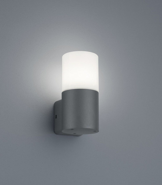 Wandleuchte HOOSIC in anthrazit aus Aluminium
