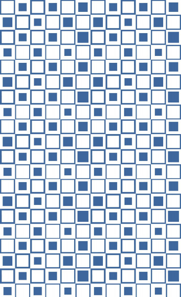 Duschvorhang GEOMETRY in mehrfarbig aus PVC