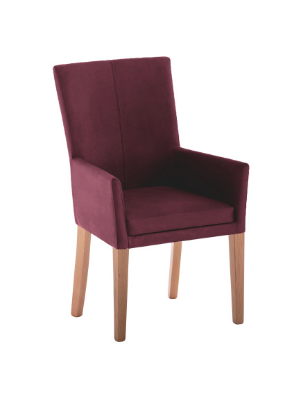 Polsterstuhl COLORADO in  Nirvana rot