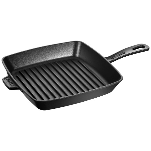 Grillpfanne STAUB American Gri in schwarz aus Gußeisen