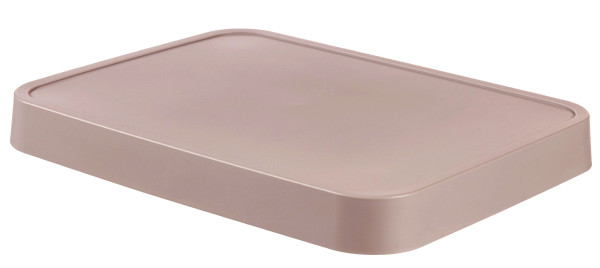 Deckel infinity RECYCLING in rosa aus Polypropylen