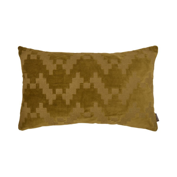 Kissen BROOKLYN in grün aus Baumwolle