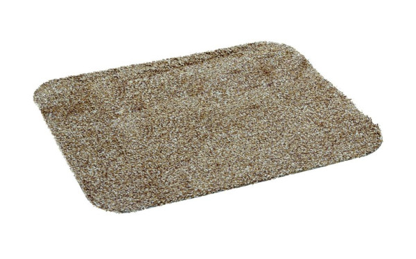 Fußmatte ENTRA Saugstark in beige aus Baumwolle