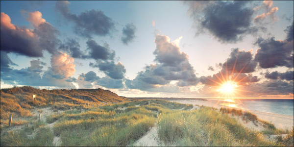 Aludibondbild SUNSET ON THE