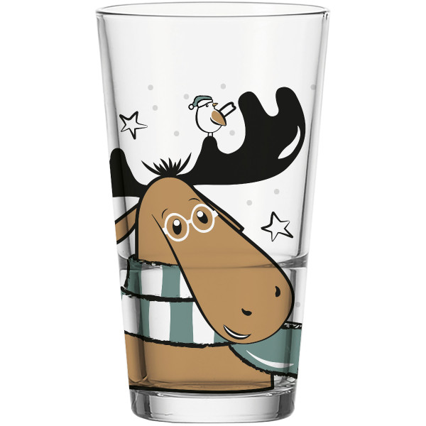 Longdrinkbecher SILENZIO in mehrfarbig aus Glas