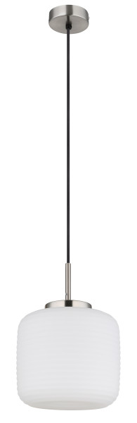 Hängeleuchte KLADORA in Nickel aus Metall