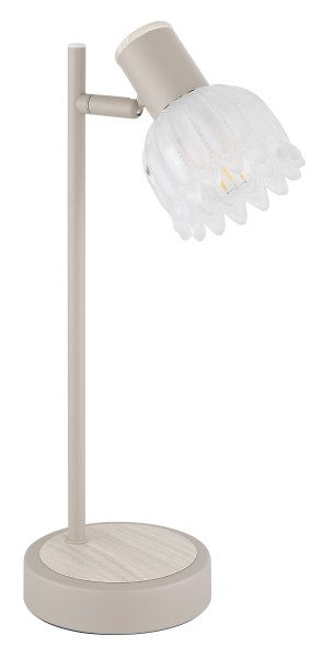 Tischleuchte PLANTA in sand aus Metall