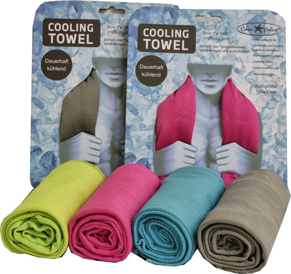 Sporthandtuch COOLING TOWEL in mehrfarbig