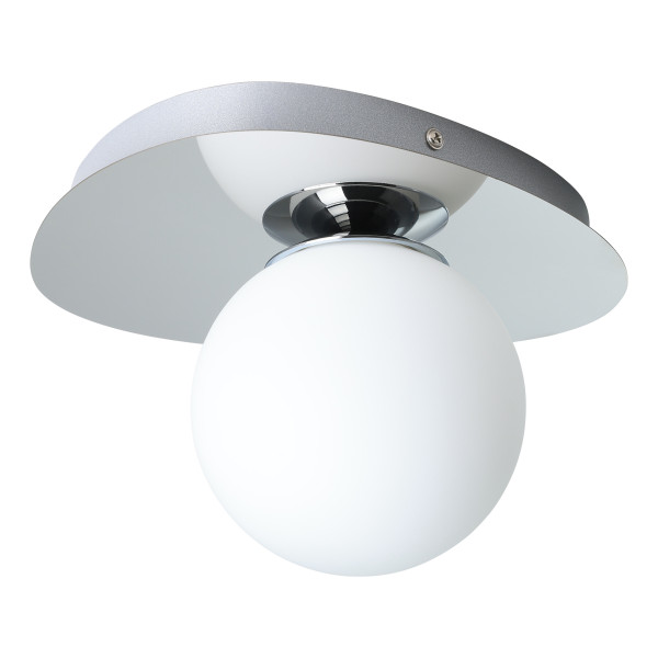 Deckenleuchte CASTROVIDO in silberfarben aus Metall