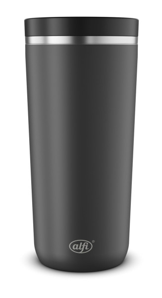 Isolierbecher alfi ISO COFFEE PRO in schwarz aus Edelstahl