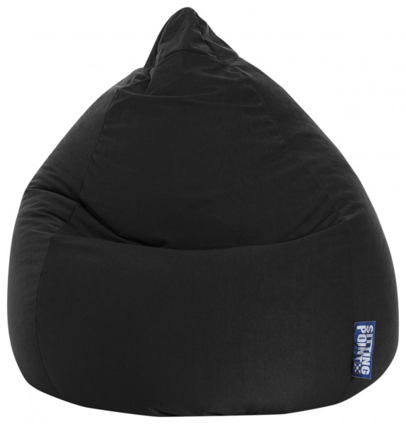 Sitzsack EASY XL in schwarz aus Polyester