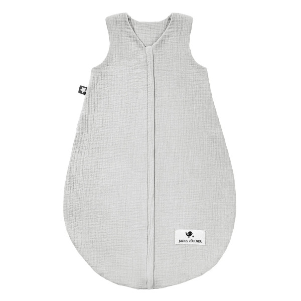 Sommerschlafsack MUSSELIN in grau aus Baumwolle
