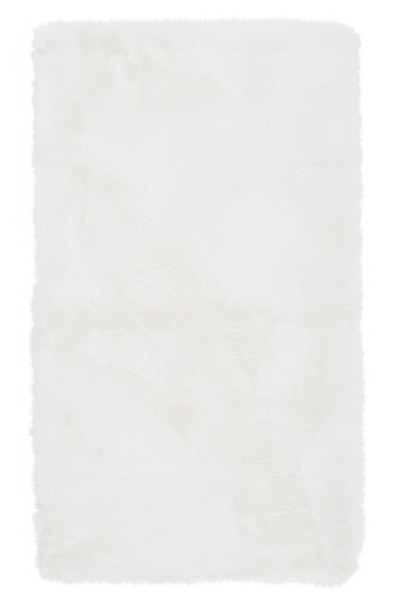 Badematte WOLKE weiß in weiß aus Polyester