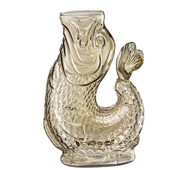 Wasserkaraffe cilio NEMO in beige aus Glas
