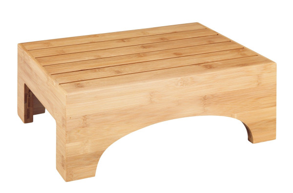 Hocker BAMBUSA in braun aus Bambus