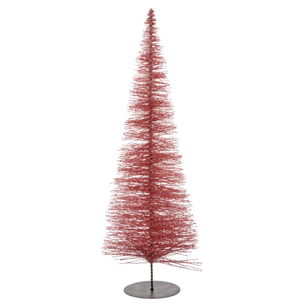 Weihnachtsbaum DRAHT in rosa aus Kunststoff