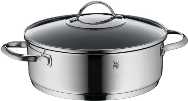 Schmortopf WMF DEVIL in silberfarben aus Metall