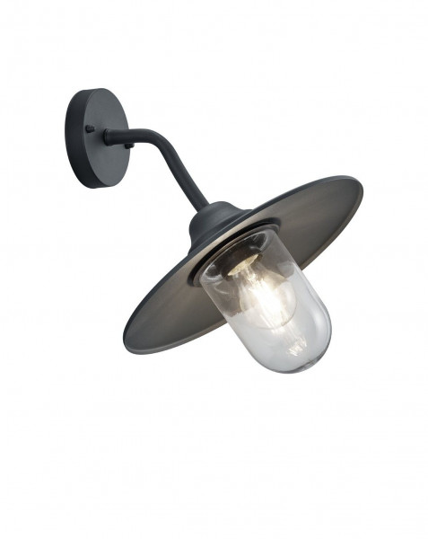 Wandleuchte BRENTA in anthrazit aus Aluminium