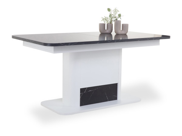 Esstisch HARPER IRINGA in weiß aus Dekor