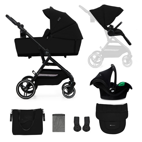 Kinderwagen 3in1 YOXI schwarz