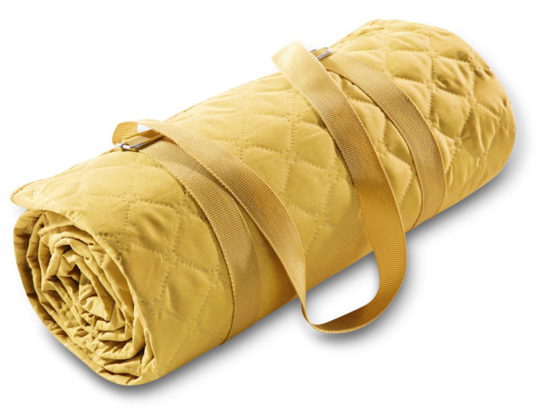 Picknickdecke PICNIC in gelb aus Polyester