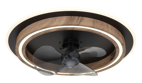 Deckenventilator BOZAN in schwarz aus Metall