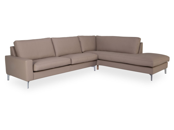 Polsterecke erpo CLASSICS 500 in stone aus Leder