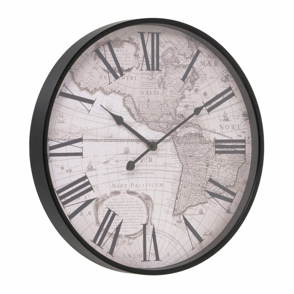 Wanduhr COSIMO in mehrfarbig aus Materialmix