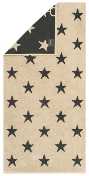 Handtuch NEW STARS in beige aus Baumwolle