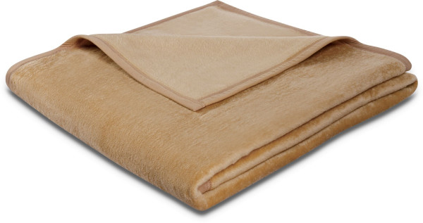 Wohndecke UNO SOFT in beige aus Mischgewebe