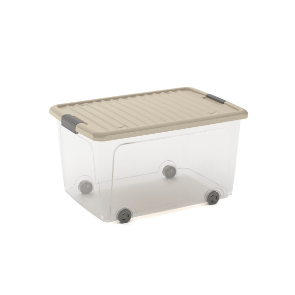 Box L 50 Liter in creme aus Polypropylen