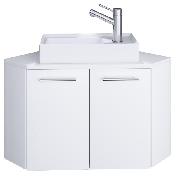 Badezimmerset VILOSA in  Weiß aus Dekor