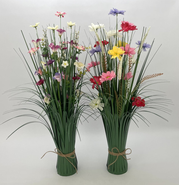 Kunstpflanze FLOWER in mehrfarbig aus Kunststoff