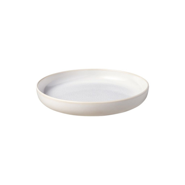Suppenteller CRAFTED COTTON in weiß aus Bone China