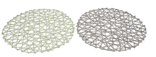 Platzset PAPER in grau aus Papier