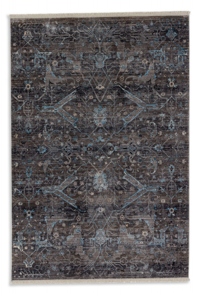 Teppich MYSTIK in grau aus Polyester