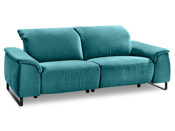 Sofa 2 Sitzer MONDO ATLA in petrol aus Stoff